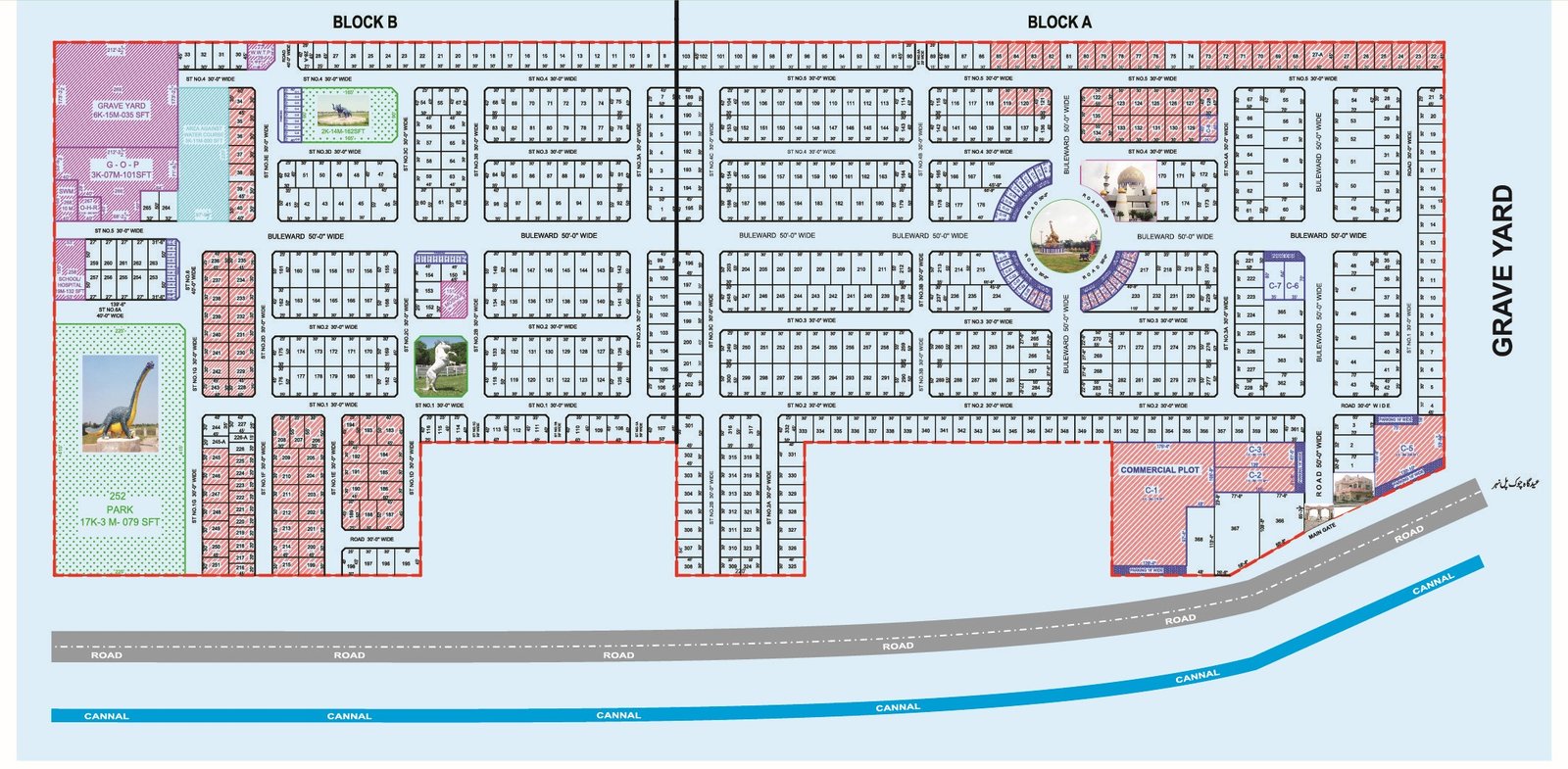 Canal View Scheme Map